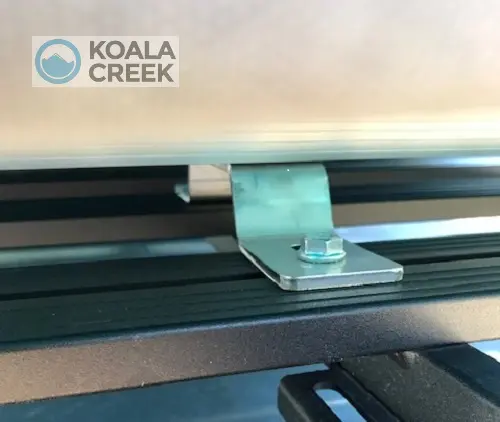 Roofrack RVS steunset