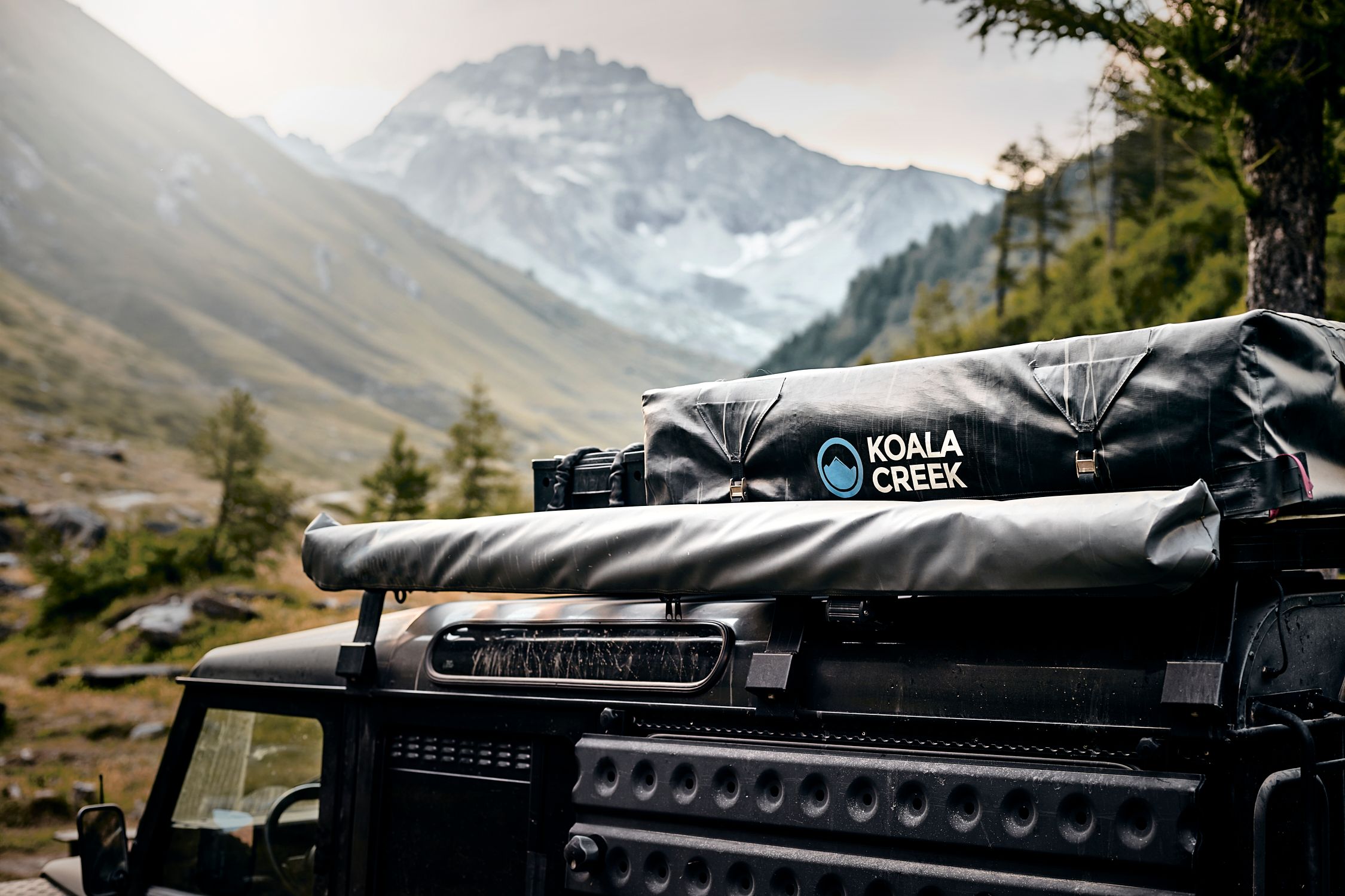 Koala Creek luifel en daktent met accessoires