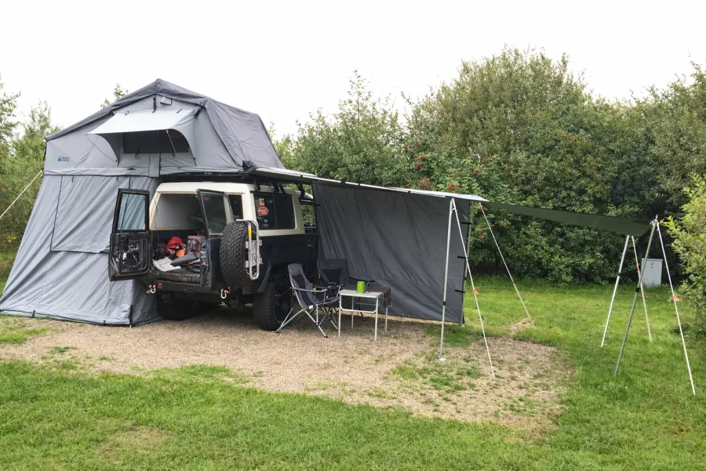Weekendkamperen met de Explorer luifel